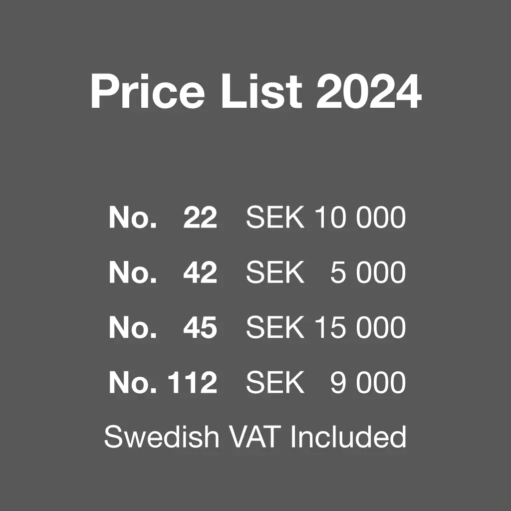 Price List 2024